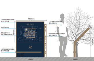 某地產(chǎn)小區(qū)標識標牌設(shè)計方案分享
